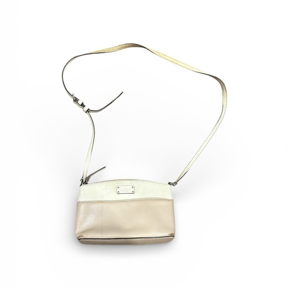 kate spade Handbags - Kate spade Elegant Cream and Tan Crossbody Bag